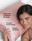 frizz free kitsch satin pillowcase beauty gift idea