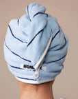 perfect ladies gift Adelaide Hommey hair wrap in Mist Blue