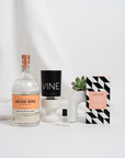 great gift for mum. Archie rose gin, Vine ecosoy candle hand poured in Adelaide , perfume and Koko Black Chocolate