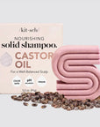 castor oil solid shampoo nourishing and colour safe vegan