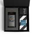 Mens Gift set with a bottle of Symphony No. 1 whisky and a box of Caramelised Coconut chocolate koko black chocolate. Includes an Ecosoy soy candle for complete the gift box. Australia wide delivery