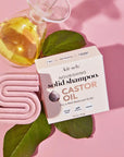 vegan solid shampoo infused with castor oil kitsch brand