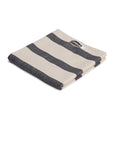 Hommey tea towel with vanilla bean stripes for any kitchen decor