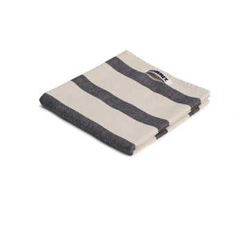 Hommey tea towel with vanilla bean stripes for any kitchen decor