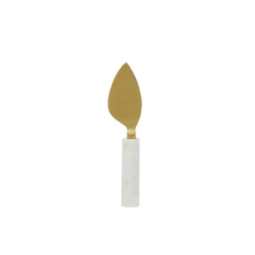 cheese spreader great for cheeseboards and entertaining.  Marble handle with gold stylish and luxury homewares