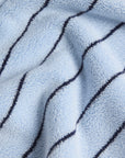 Mist blue pattern on Hommey Hair wrap Adelaide