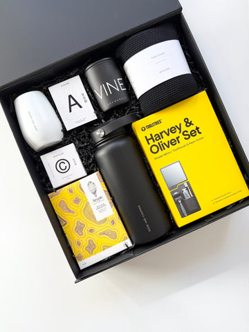 male gift hamper great for a boys 21st gift or mans 30th birthday gesture