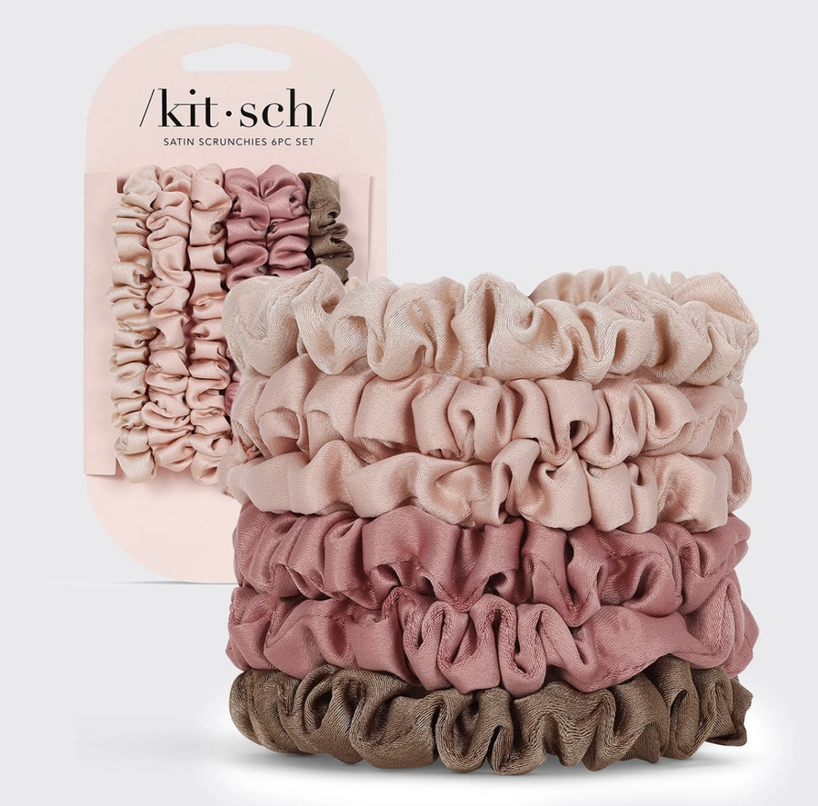 kitsch petite satin scrunchies mecca