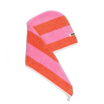 Hommey Sherbet Stripe hair wrap bath luxury